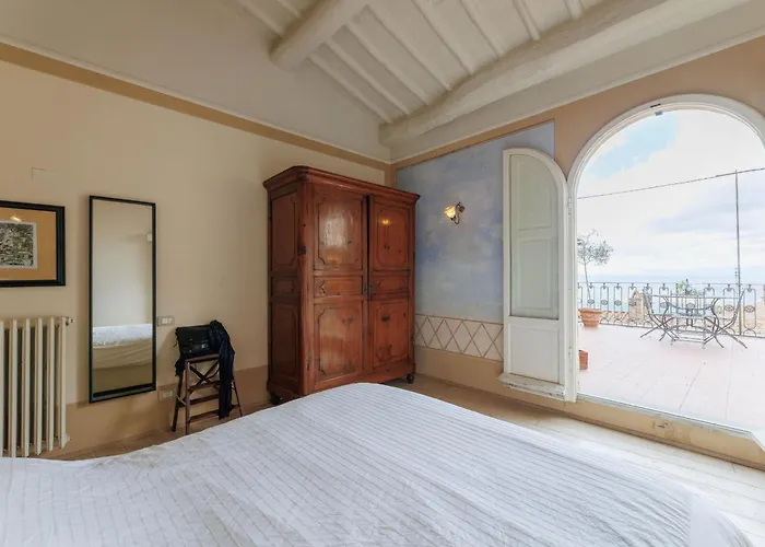 דירה La Terrazza Sulla Valle קורטונה